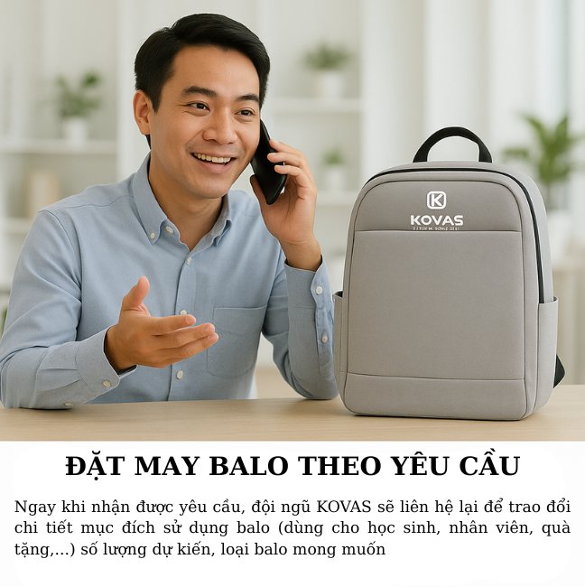 Quy trình đặt may theo yêu cầu tại KOVAS