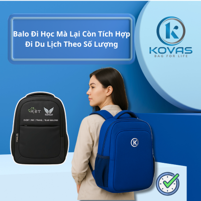 Balo Đi Học Mà Lại Còn Tích Hợp Đi Du Lịch Theo Số Lượng