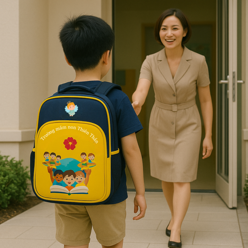 Balo in logo may số lượng vượt qua quảng cáo truyền thống