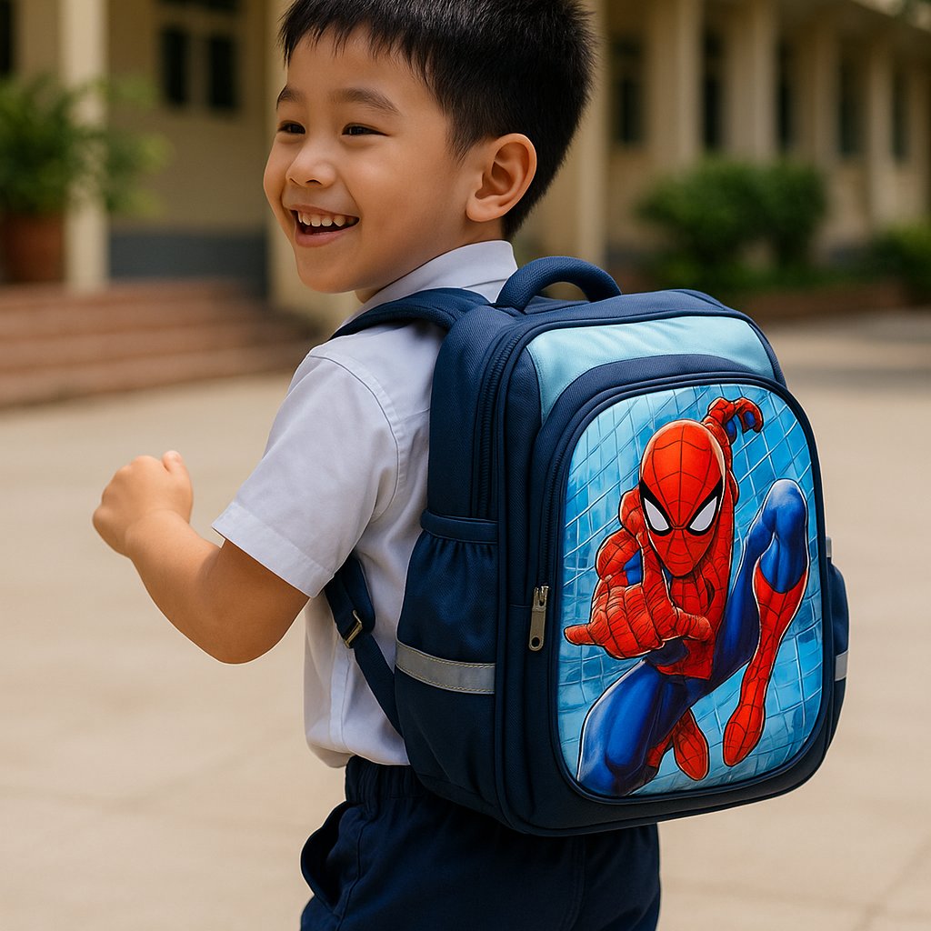 Đặt may balo học sinh in logo theo yêu cầu – Lựa chọn tối ưu cho trường mầm non, mẫu giáo