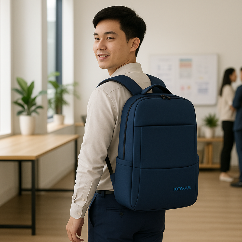Balo in logo may số lượng vượt qua quảng cáo truyền thống