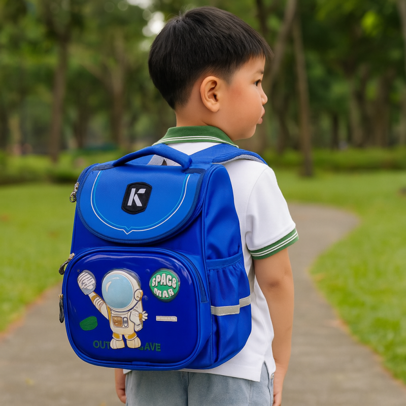 Balo mầm non có đệm lưng, chống gù cho trẻ - Balo Kovas