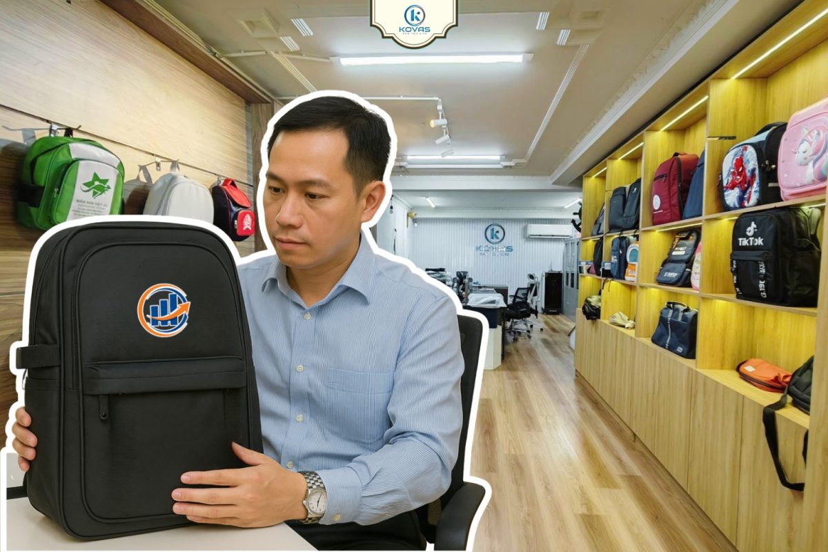 Balo quà tặng in logo thương hiệu feedback Nam Sung