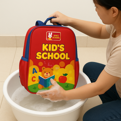 Balo mầm non đẹp nhưng có dễ giặt không? Balo KOVAS