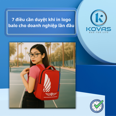 7 điều cần duyệt khi in logo balo cho doanh nghiệp lần đầu