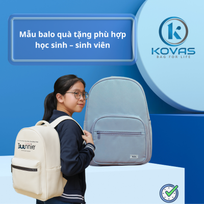Mẫu balo quà tặng phù hợp học sinh – sinh viên - Balo Kovas