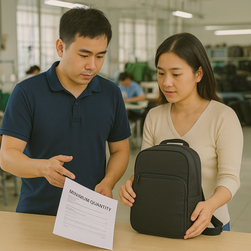 99% khách hàng hỏi: balo in logo theo yêu cầu bao nhiêu cái?