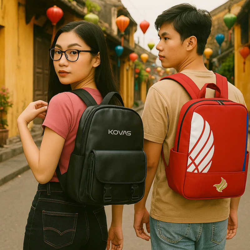 May balo 150k linh hoạt đổi chất liệu phù hợp ngân sách