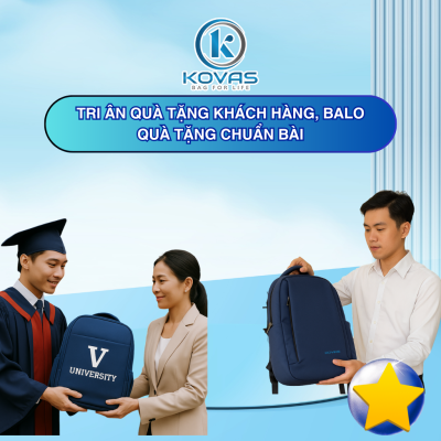 Tri ân quà tặng khách hàng, balo quà tặng chuẩn bài