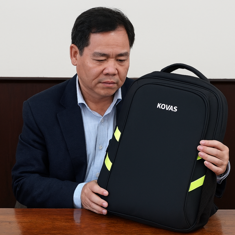 Mẫu balo quà tặng phù hợp màu thương hiệu bạn màu đen 