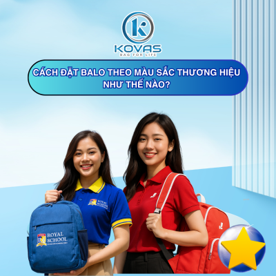  Cách đặt balo theo màu sắc thương hiệu như thế nào? Kovas
