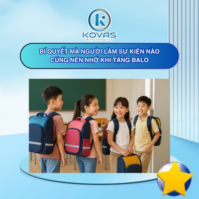 Bí quyết mà người làm sự kiện nào cũng nên nhớ khi tặng balo