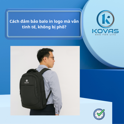 Cách đảm bảo balo in logo mà vẫn tinh tế, không bị phô?