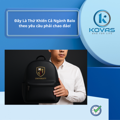 Đây Là Thứ Khiến Cả Ngành Balo theo yêu cầu phải chao đảo!