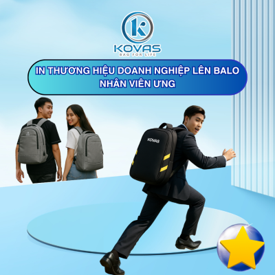 In Thương Hiệu Doanh Nghiệp Lên Balo Nhân Viên Ưng