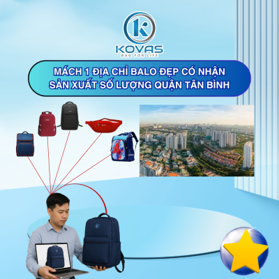 Mách 1 địa chỉ balo đẹp có nhận sản xuất số lượng Quận Tân Bình