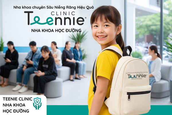 Phòng khám nha khoa teenie, tặng balo tri ân khách hàng!