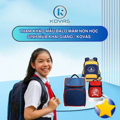 Tham khảo mẫu balo mầm non học sinh mùa khai giảng - Kovas