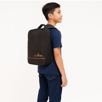 Balo trung tâm ngoại ngữ EMG Education in logo theo yêu cầu