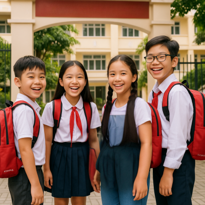 Gia công balo học sinh thương hiệu Việt Nam - BALO KOVAS