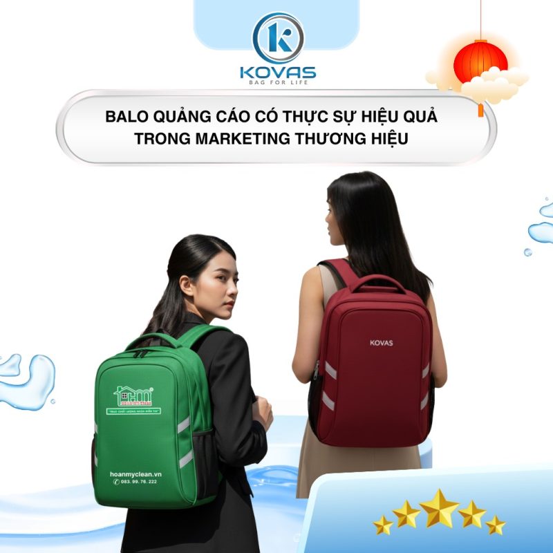 Mẫu Balo Trung Tâm Tiếng Anh 3D 