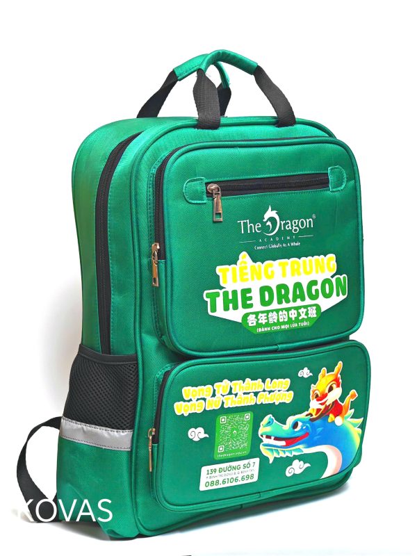Balo trung tâm ngoại ngữ The Dragon giải pháp quà tặng Kovas