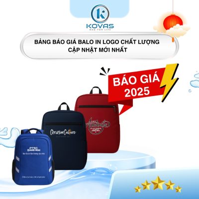 Bảng Báo Giá Balo In Logo Chất Lượng Cập Nhật Mới Nhất