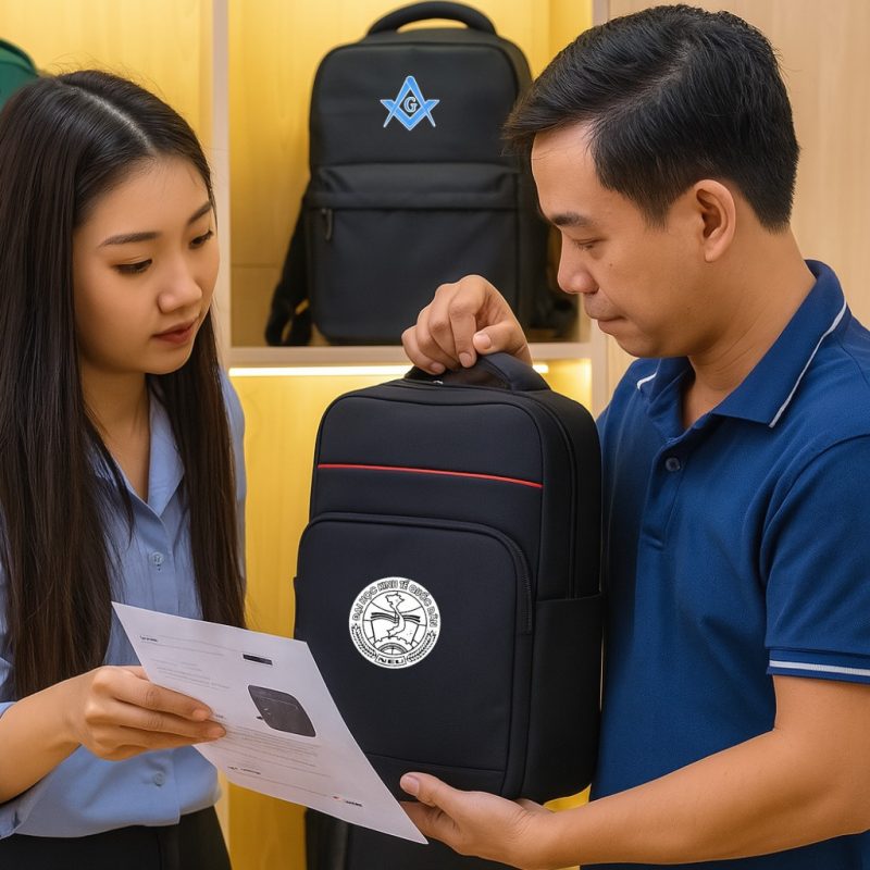 May balo thương hiệu kết hợp chiến dịch quảng bá
