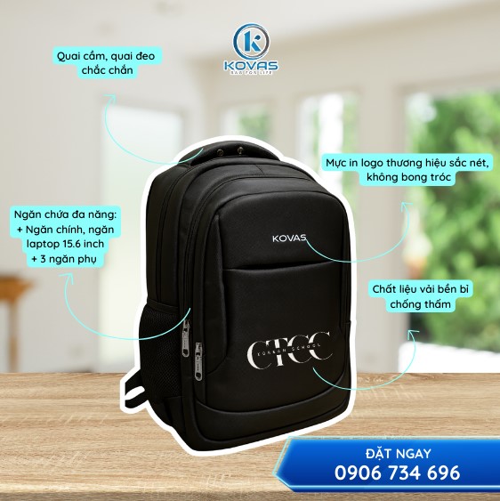 7 tone màu được chọn làm balo quà tặng in logo doanh nghiệp