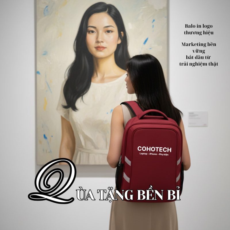 Balo quà tặng in logo doanh nghiệp – Giải pháp marketing hiệu quả