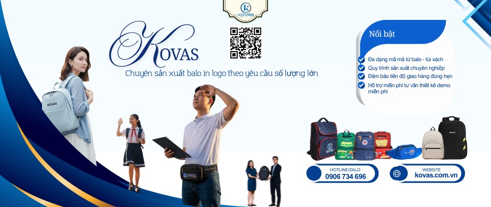 Balo quà tặng in logo doanh nghiệp – Giải pháp marketing hiệu quả