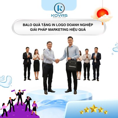 Balo quà tặng in logo doanh nghiệp – Giải pháp marketing hiệu quả