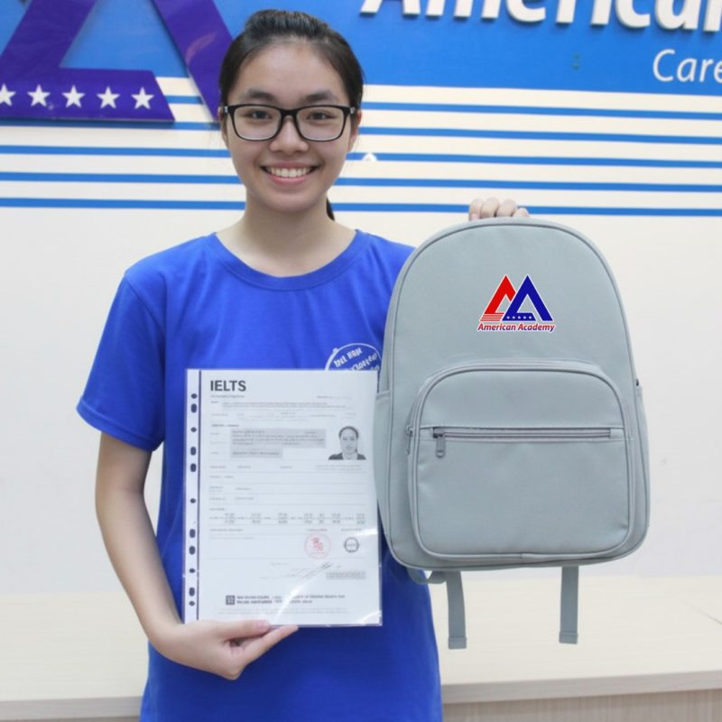 Balo in logo thương hiệu Anh ngữ AMA - Nhận diện khác biệt