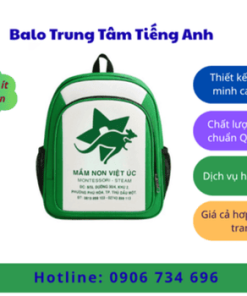 Cần May Balo Trung Tâm Tiếng Anh Số Lượng Ít Vẫn Nhận