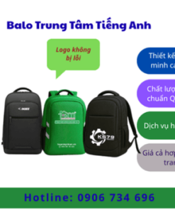 BALO TRUNG TÂM TIẾNG ANH IN LOGO
