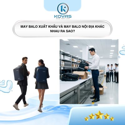 May balo xuất khẩu và may balo nội địa khác nhau ra sao?