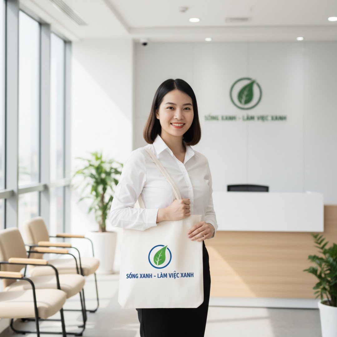 In Túi Đeo Vải Bố