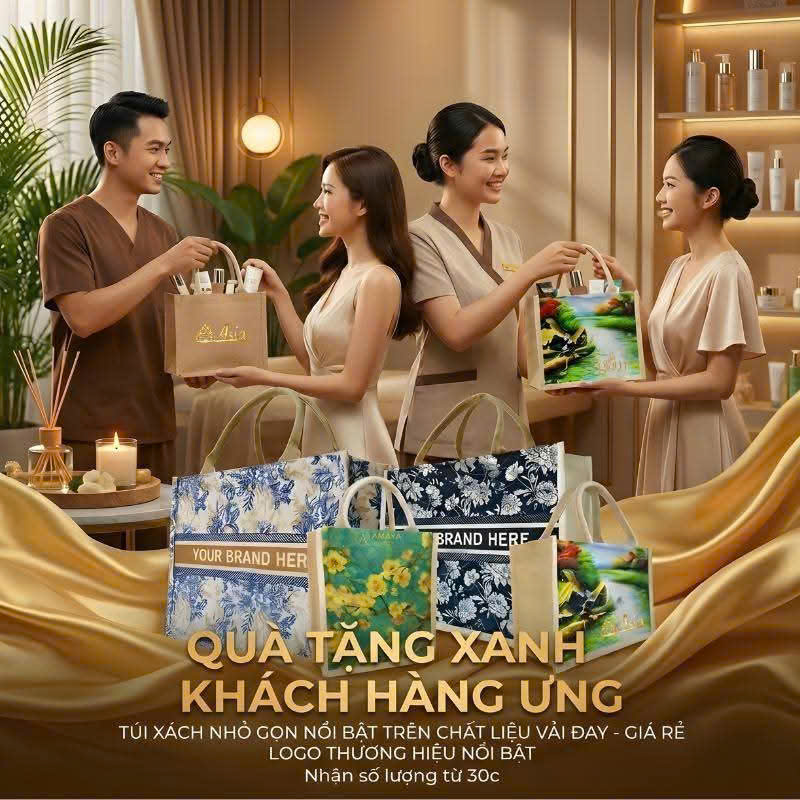 Túi vải đay đựng nến thơm