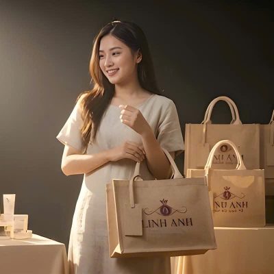 Túi vải đay quà du lịch