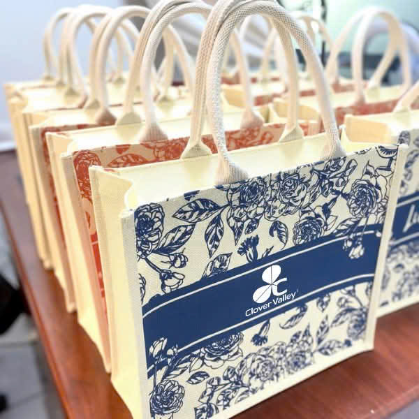 túi vải đay đựng hoa quả