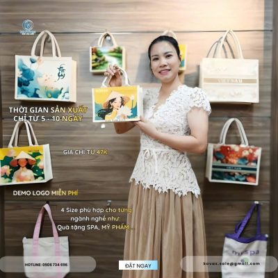 Túi vải đay mini quà tặng sự kiện