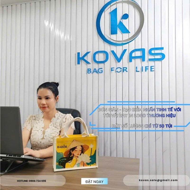 Túi vải đay đựng tài liệu