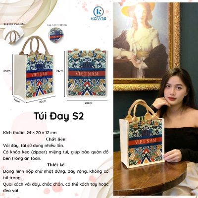 Túi vải đay đựng quà tri ân khách hàng