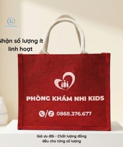 Túi vải đay Phòng Khám Nhi Kids